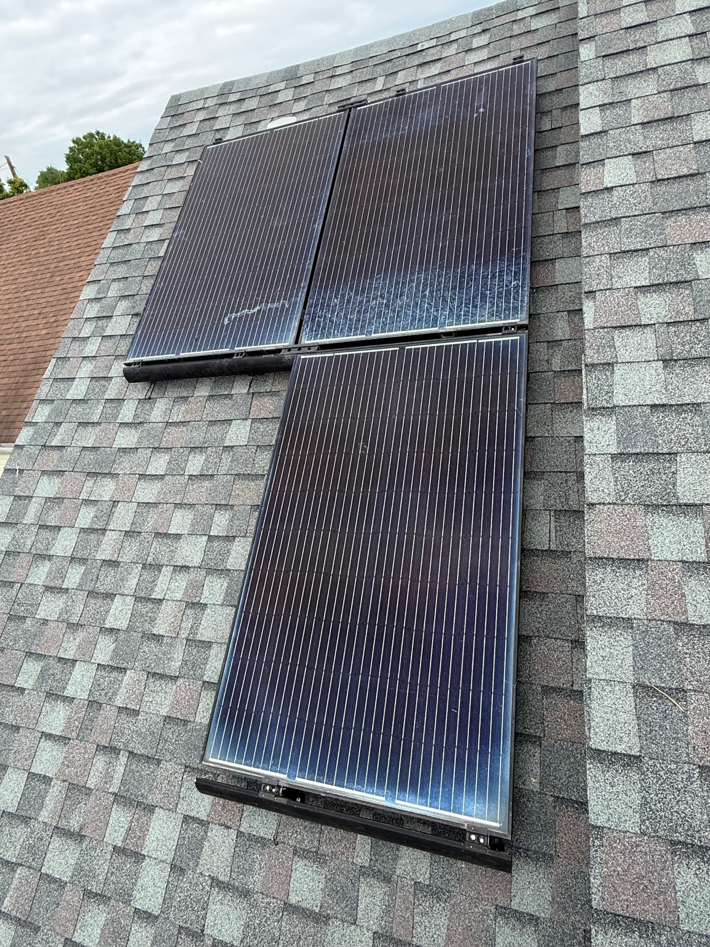 Raymond, VA — solar reset on the new roof.